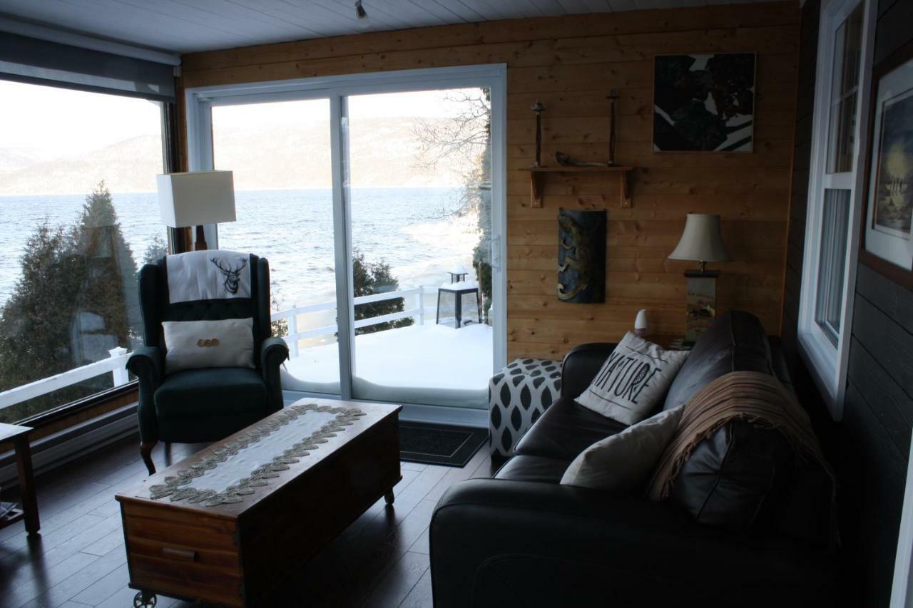 Chalet La Caille Villa LʼAnse-Saint-Jean Dış mekan fotoğraf